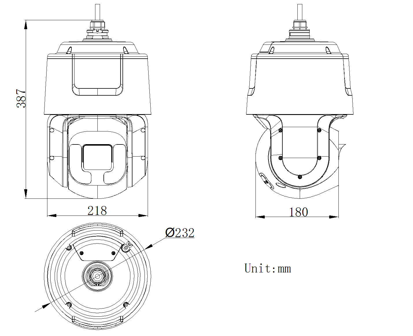 DS-2DF8C425MX-A/5G產(chan) 品尺寸