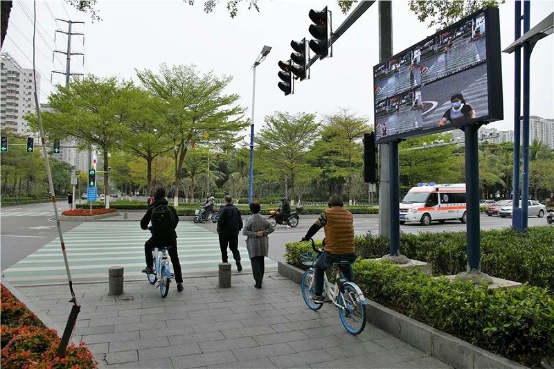 行人闖紅燈自動識別抓拍係統解決(jue) 方案