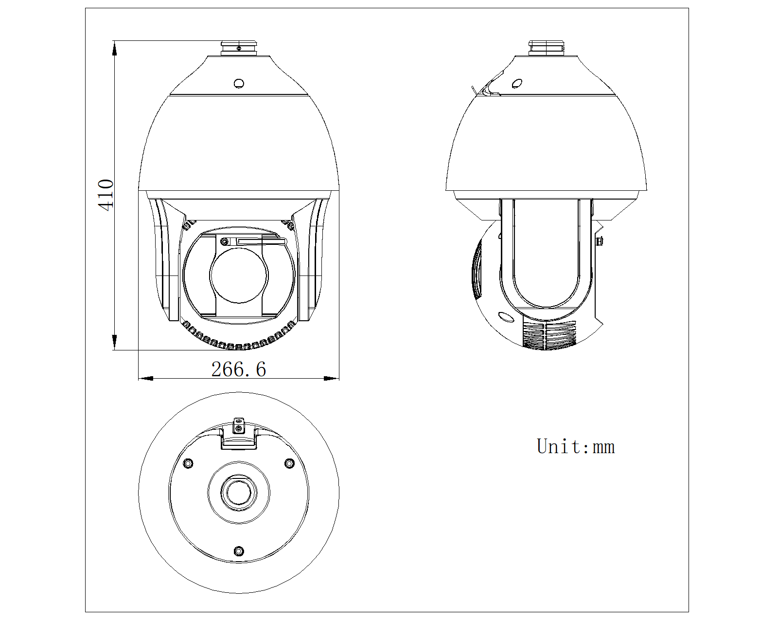 iDS-2DF8432IXR-AFW(T5)(B)產(chan) 品尺寸