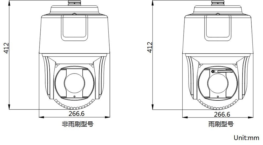 DS-2DF8225IH係列外形尺寸