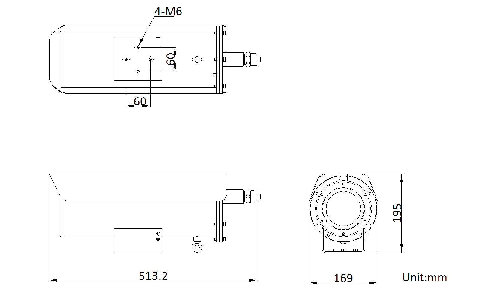 DS-2DB4223-CX(T5)產(chan) 品尺寸