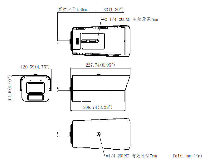 DS-2XA8287F-IZS/5G產(chan) 品尺寸 DS-2XA8287F-IZS/5G產(chan) 品尺寸