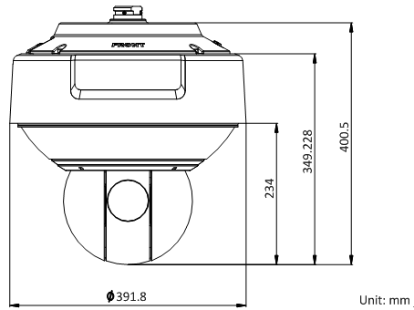 DS-2DF8225IH係列外形尺寸
