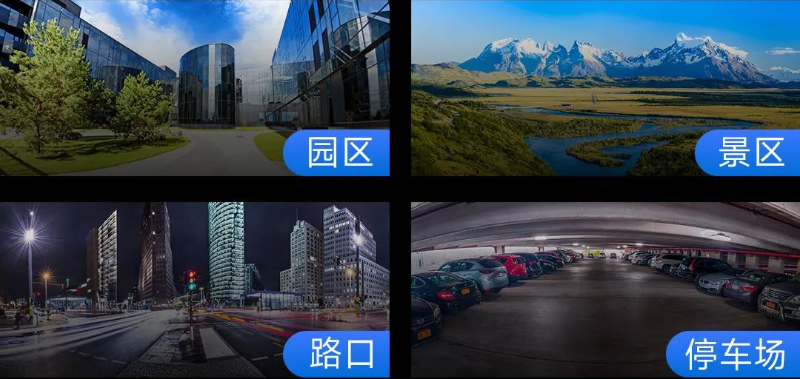 全景拚接攝像頭應用場景