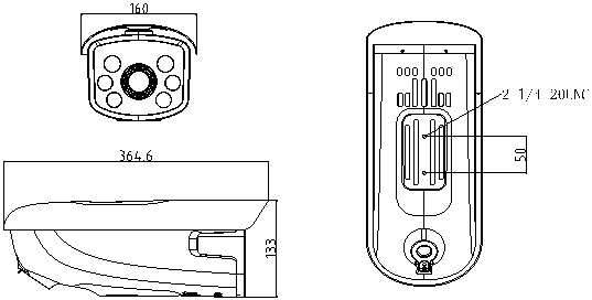 DS-2DF8225IH係列外形尺寸