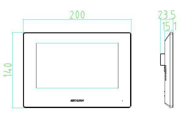 DS-KH9300-A1產(chan) 品尺寸