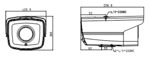 DS-2XD8A47F/CF-LZS產(chan) 品尺寸