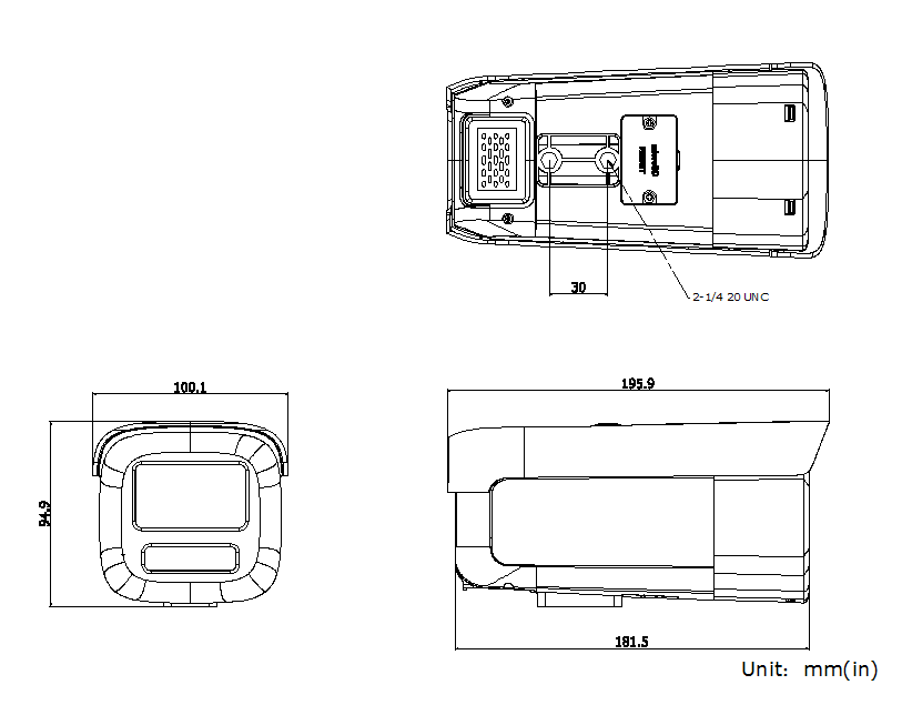 DS-2CD2626F(D)WDA3-LZS產(chan) 品尺寸