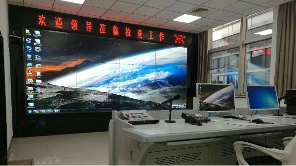 視頻監控係統上牆顯示