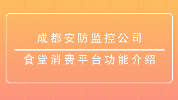 成都安防監控公司