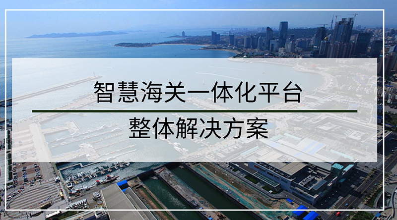 智慧海關(guan) 一體(ti) 化平台整體(ti) 解決(jue) 方案