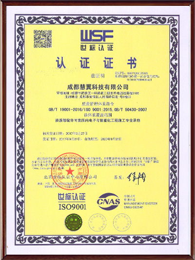 ISO9001質量管理體係