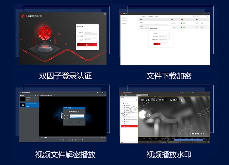 視頻數據保護係統應用