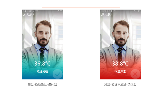 體(ti) 溫檢測人臉門禁係統
