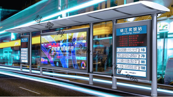 公交站台LED顯示屏應用