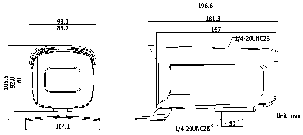 DS-2CD8A87F/PW(D)產(chan) 品尺寸