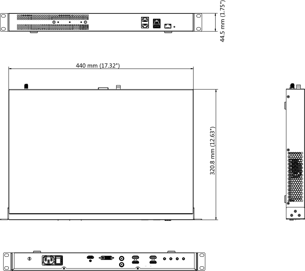 DS-6A00UD產(chan) 品尺寸