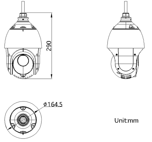 iDS-2DE4223IW-DE(T5)產(chan) 品尺寸